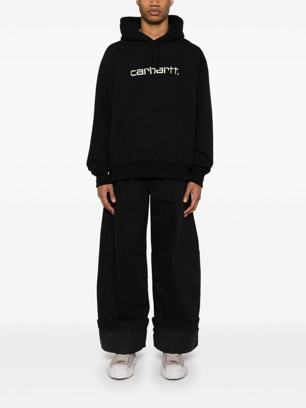 JUNYA WATANABE Carhartt Logo Cotton Hoodie | jentestore