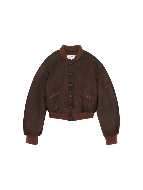 Mm6 Maison Margiela Brown Bomber