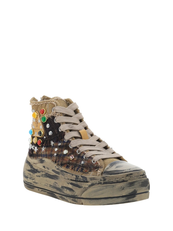 Kurt Patchwork High Top Sneakers