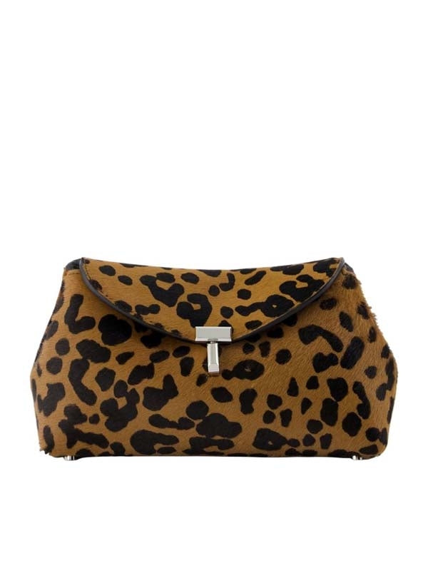 Toteme Leopard Clutch Bags
