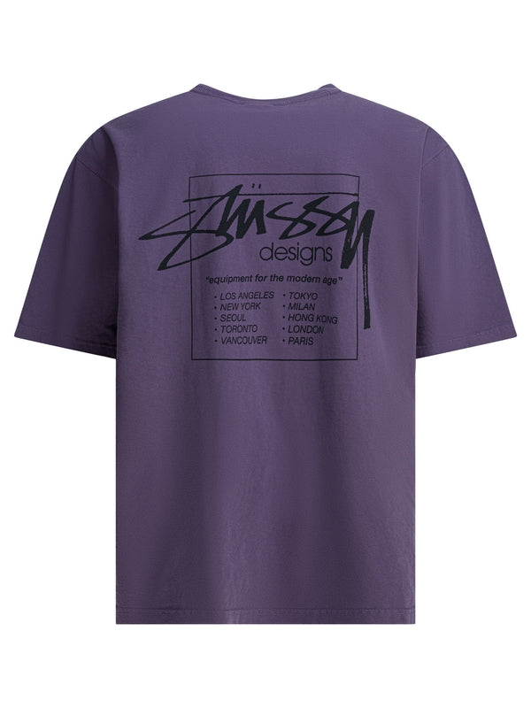 Stussy Purple Half Sleeve