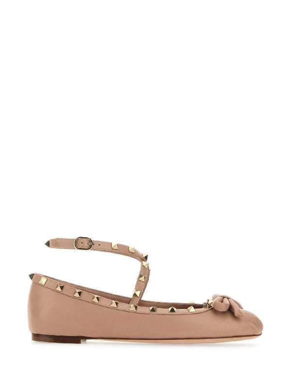 Anklet Rockstud Leather Flats