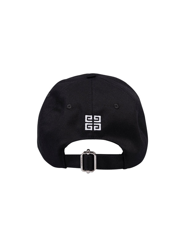 4G Logo Embroidery Black Ball Cap