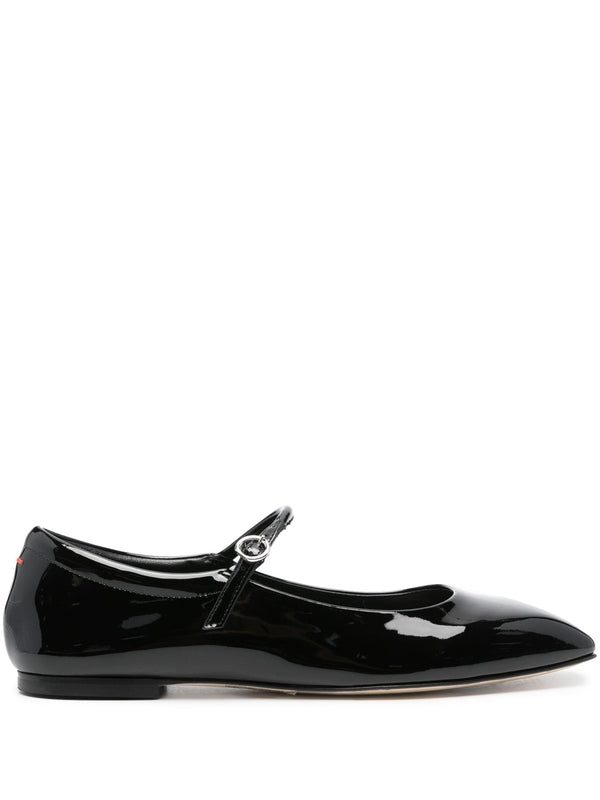 Uma Patent Calfskin Flats