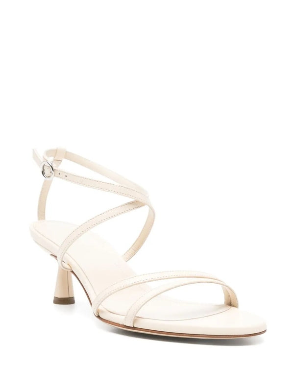 Ady White Sandal Heels