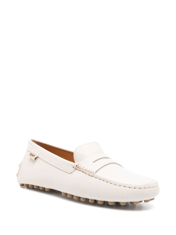 Tod'S White Driving Shoes