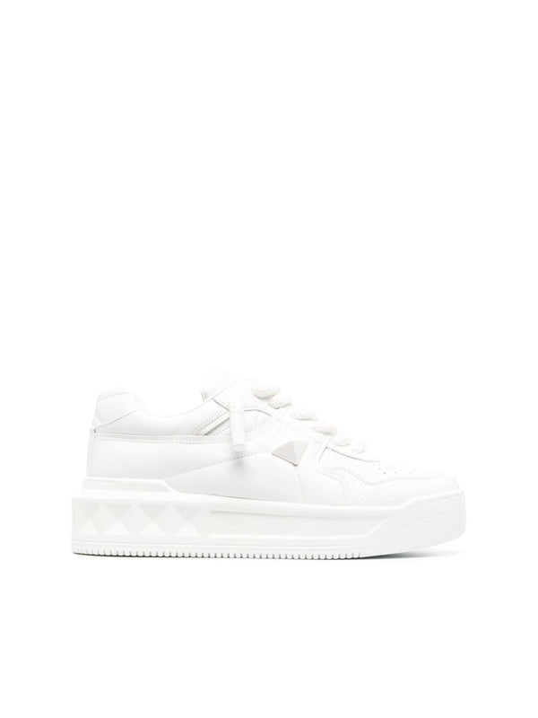 Valentino White Low Top Sneakers