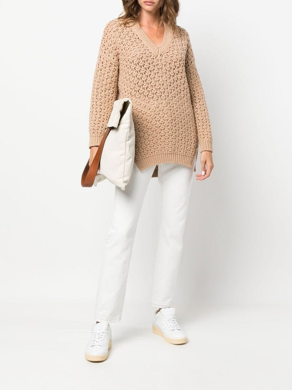 Agnona Beige Knitted