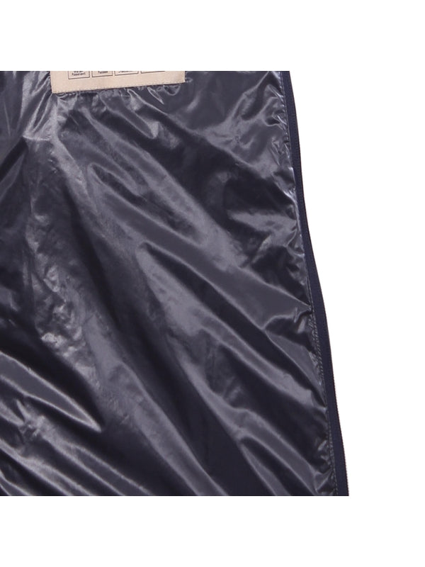 Quilted Drawstring Hooded Padding