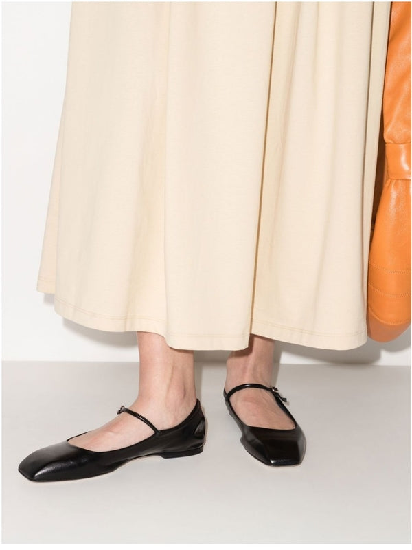 Aidy Black Flat Shoes