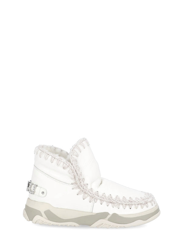 Eskimo Rhinestone Logo High-Top Sneakers