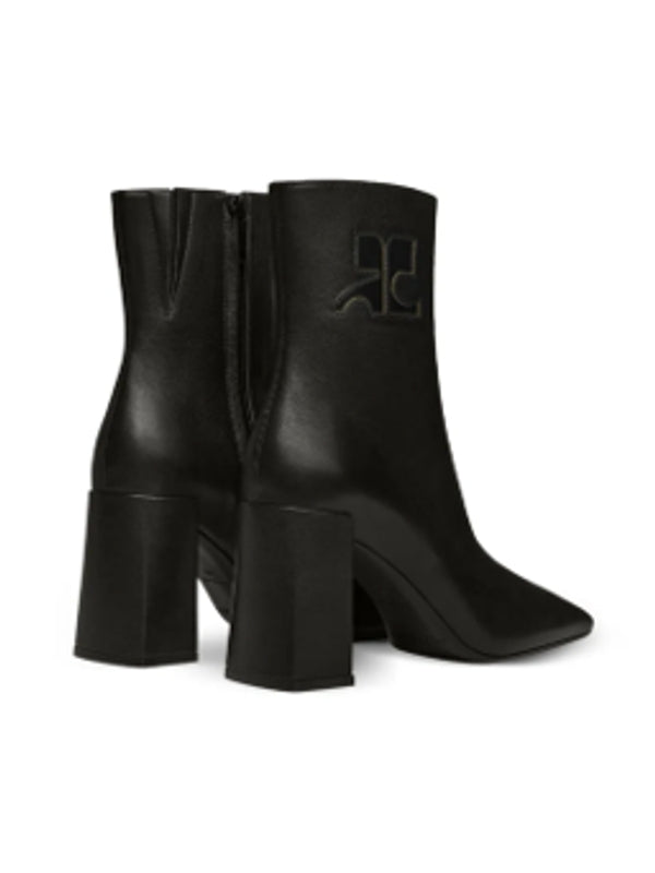 Courrèges Black Ankle Boots