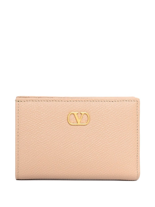 Valentino Beige Card Wallet