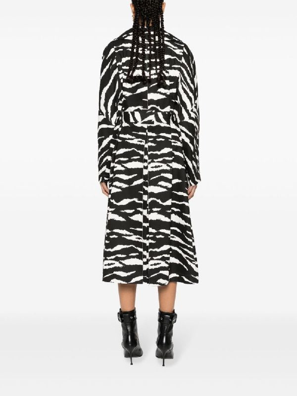 Animal
  Printing Belted Coat