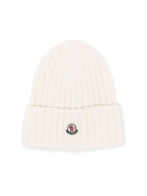 Logo Patch Wool Beanie