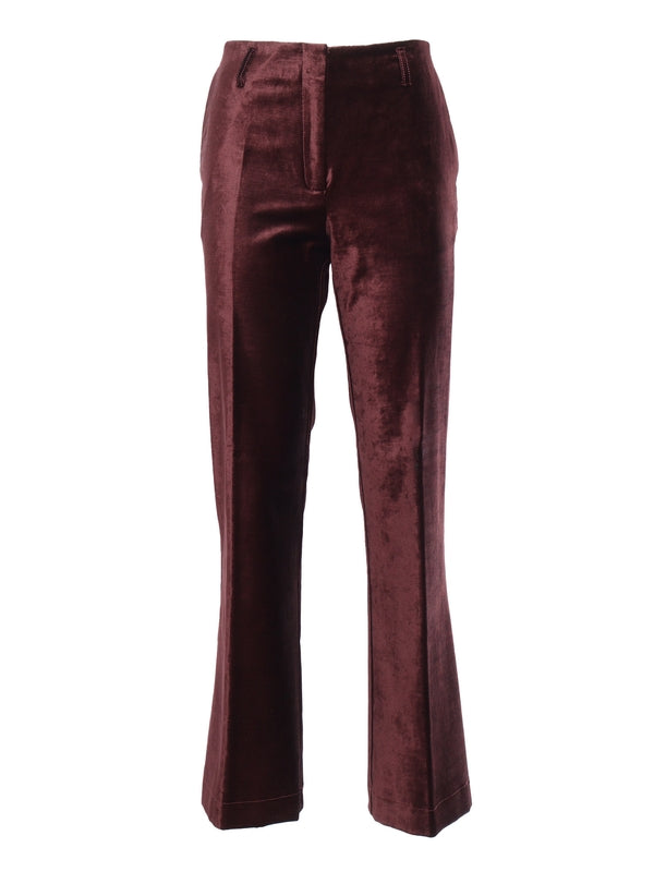 Stretch Velvet Pants