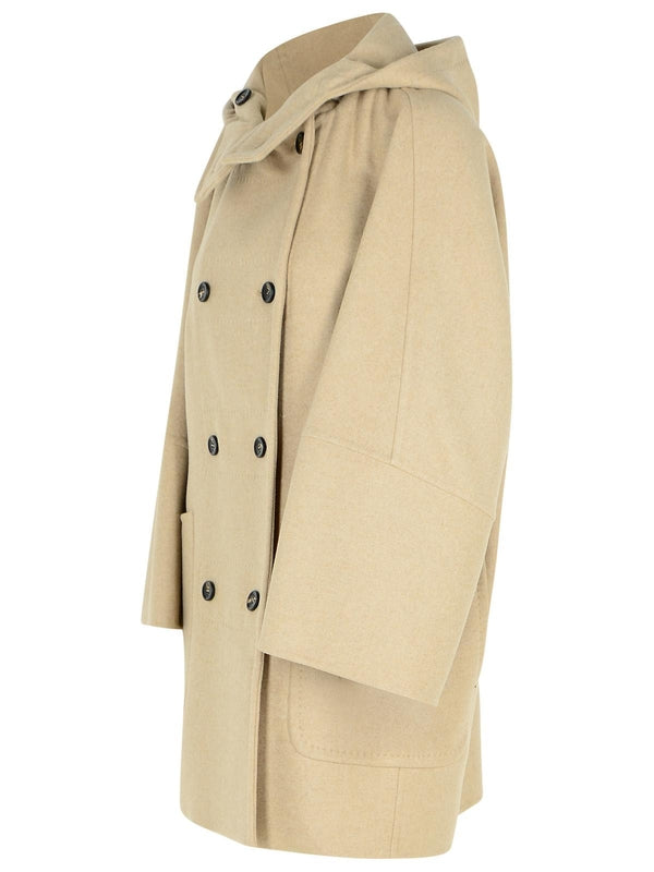 Arturo Wool Cashmere Double Hood Coat