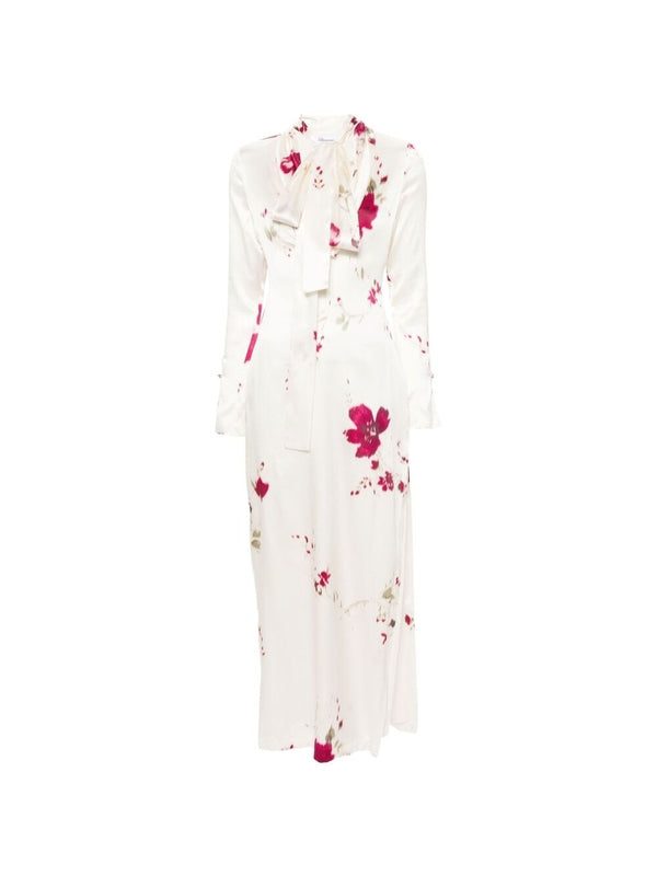 Rose Print Maxi Dress