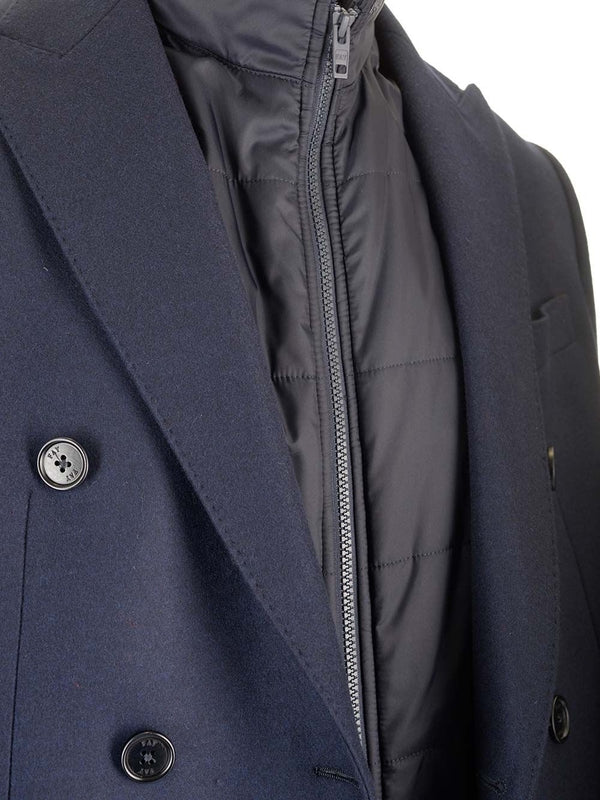 Wool Cashmere Double Breasted Coat