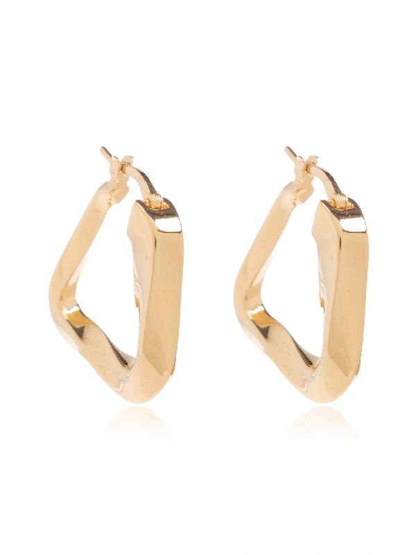 Twist Triangle Earrings