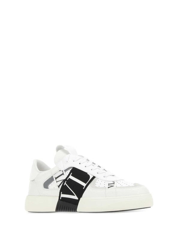 Valentino White Low Top Sneakers