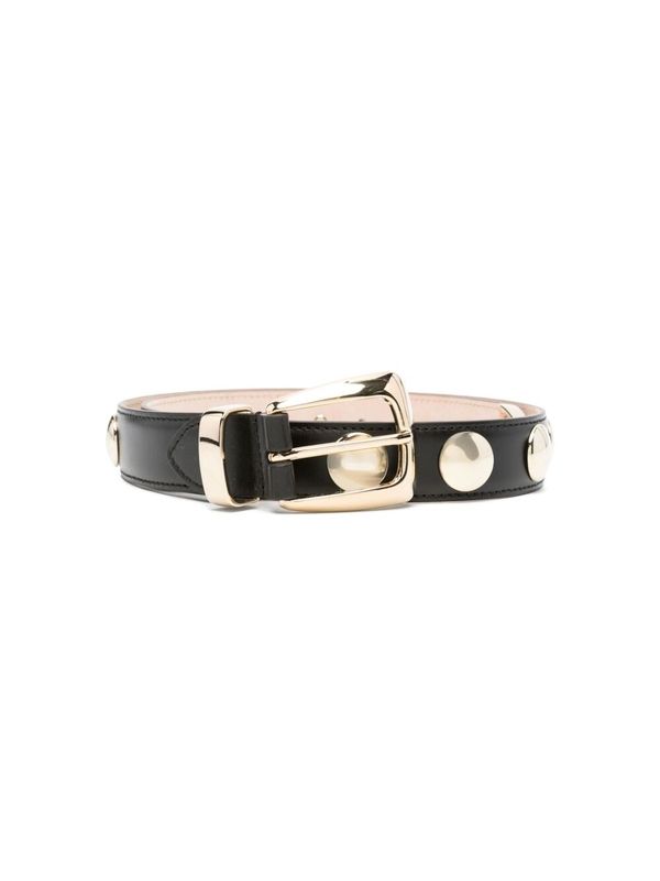 Stud Detail Leather Belt