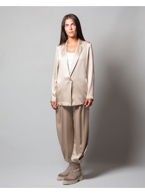 Herno - Single Satin Jacket - Jente