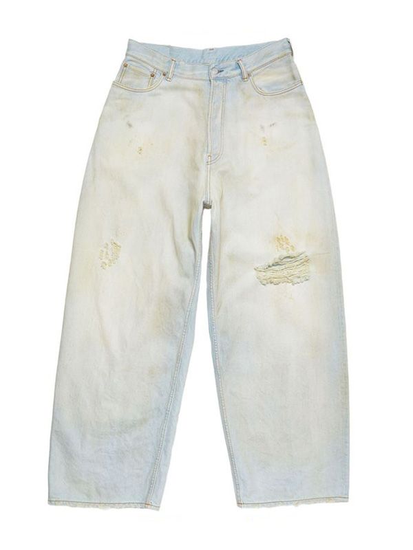 2023 Distressed Super Baggy Denim Pants