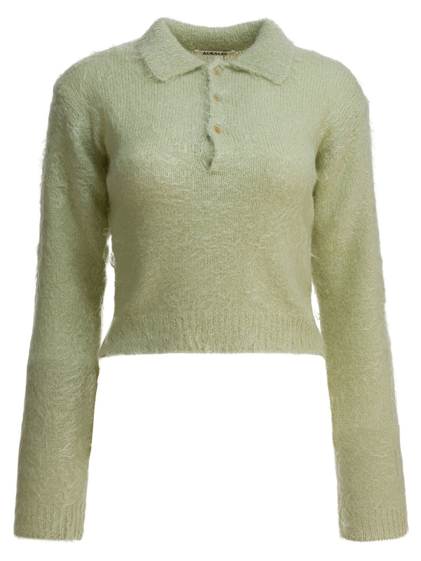 Auralee Green Knitted