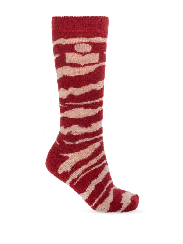 Logo Jacquard Socks