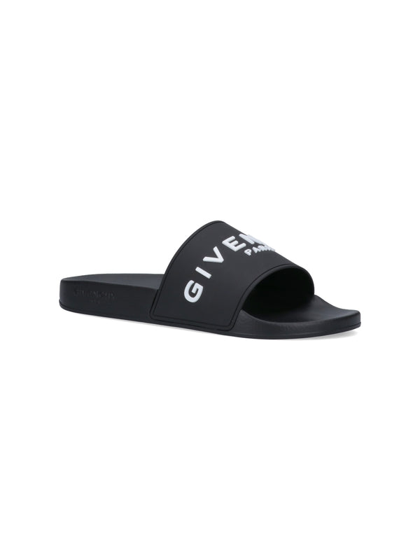Givenchy Black Slides