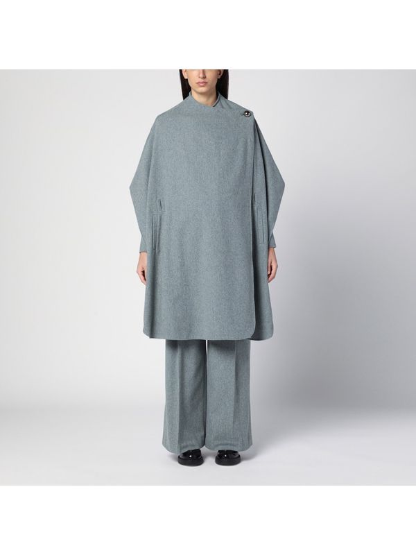 Wool Blend Cape