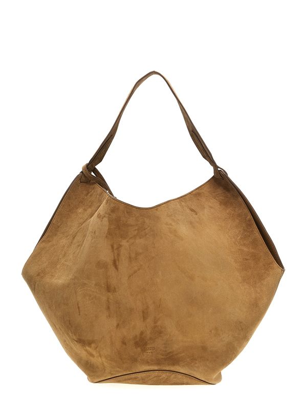 KHAITE - Lotus Suede
  Medium Tote Bag - Jente
