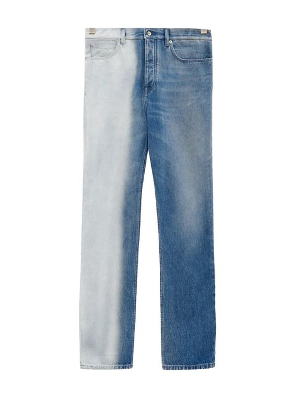 Back Logo Patch Washing Denim Pants