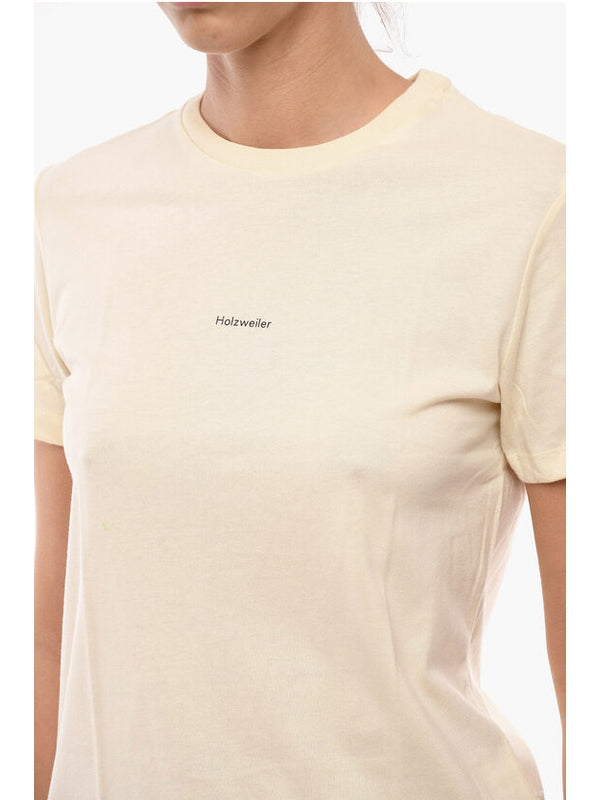 Holtzbaylor Beige Short Sleeve T-Shirt