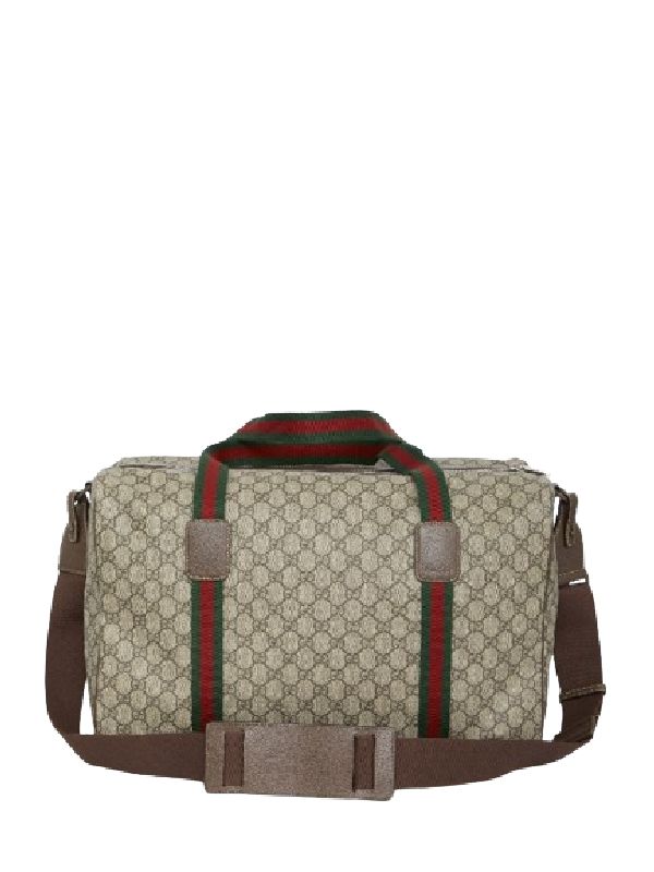 Web GG Medium Boston Bag - Jente