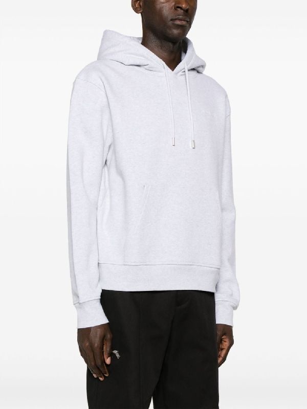 JACQUEMUS - Brode Logo Embroidery Cotton Hoodie - Jente