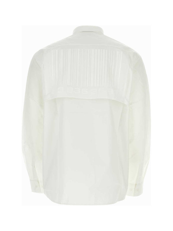 Barcode Patch Oversized Shirt