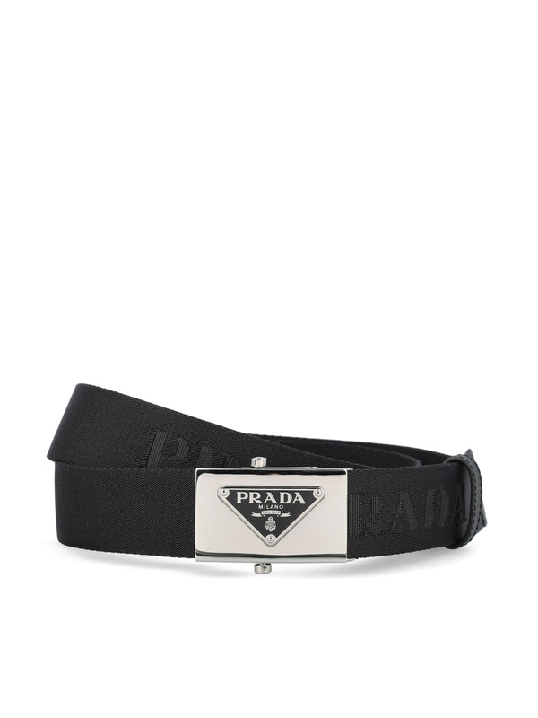 Triangle Logo Buckle
  Nylon Belt