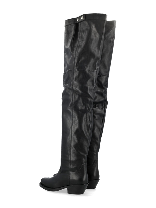 Amati Leather Knee High Boots