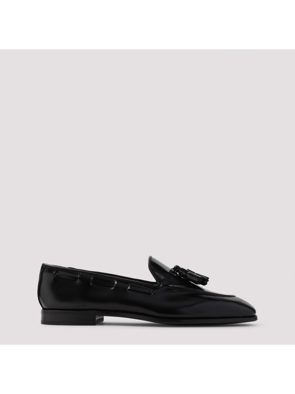 Tassel Detail Calfskin Loafers