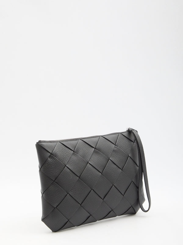 Diago Leather Large Clutch - Jente