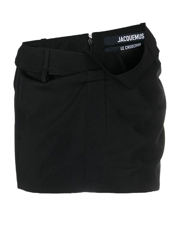 Bahia Drape Wool Skirt