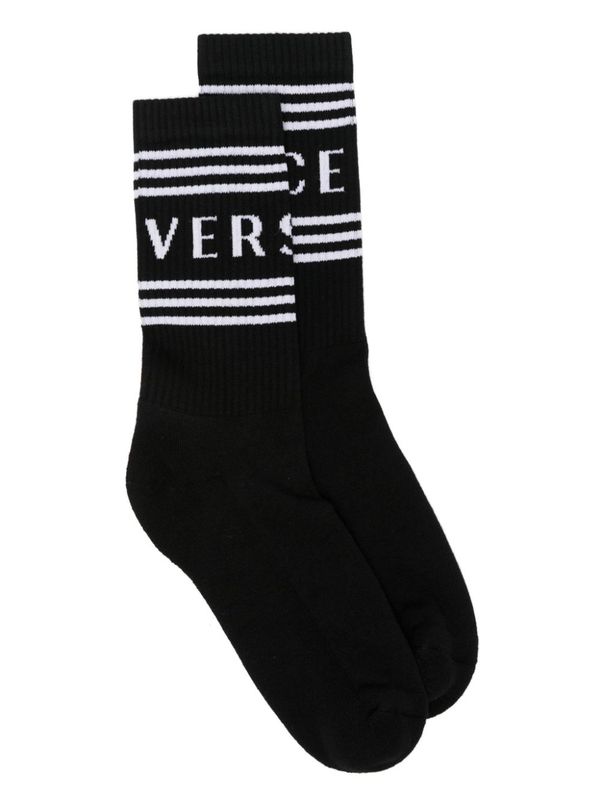 Jacquard Logo Cotton Socks