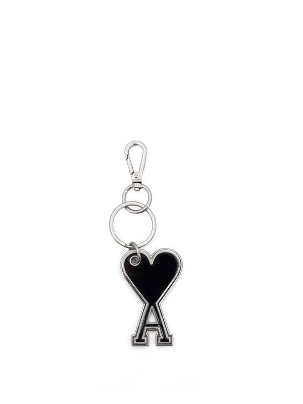 Metal Heart Logo Keyring