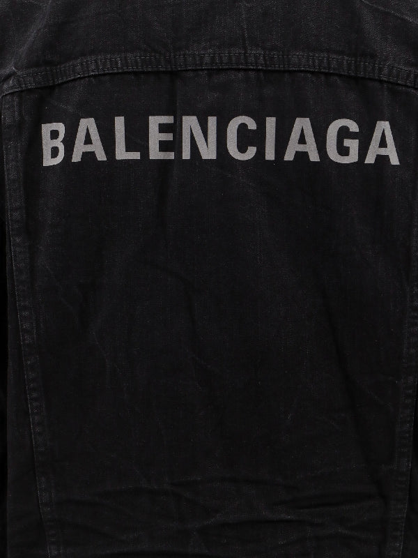 Back Logo Denim Jacket