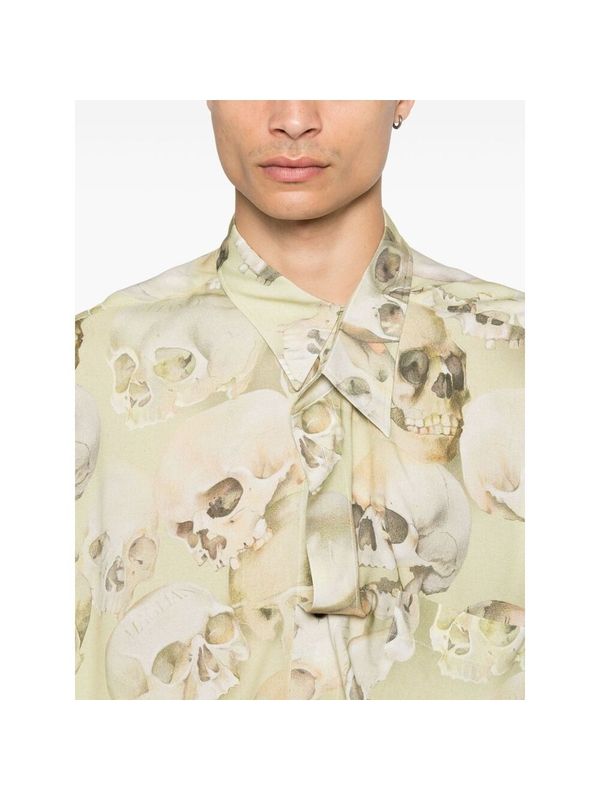 Skull Graphic Printing Shirt