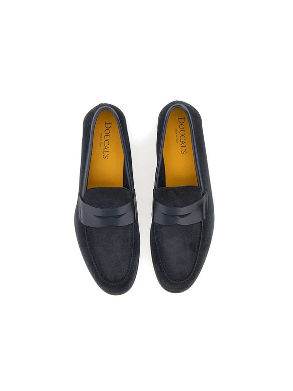 Ducals Navy Loafers