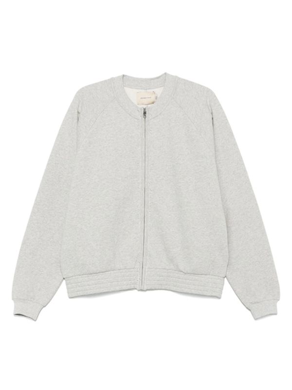 Paloma Wool NILA Grey Sweat Zip-Up Cardigan