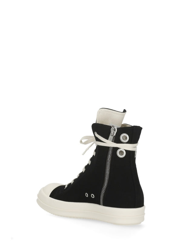 Rick Owens Drkshdw Black High Top Sneakers